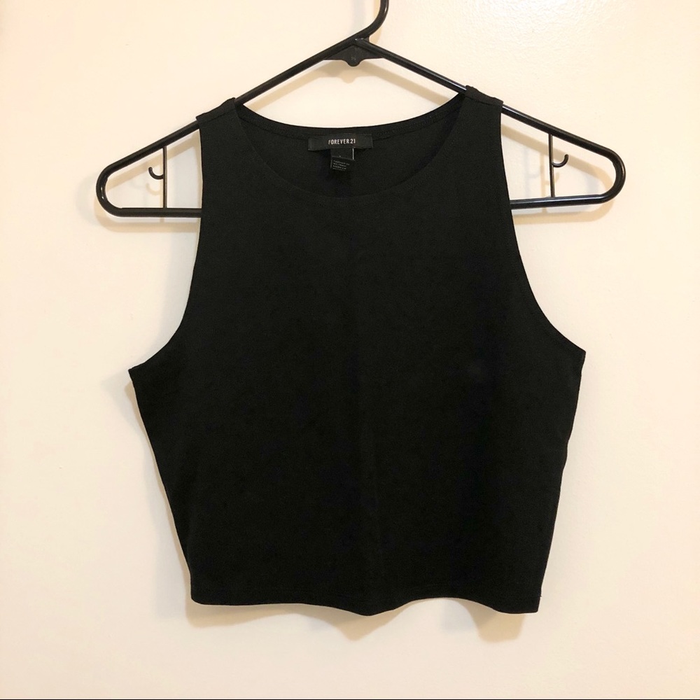 🛍 EXTRA 30% OFF! NWOT! F21 High Neck Crop Top